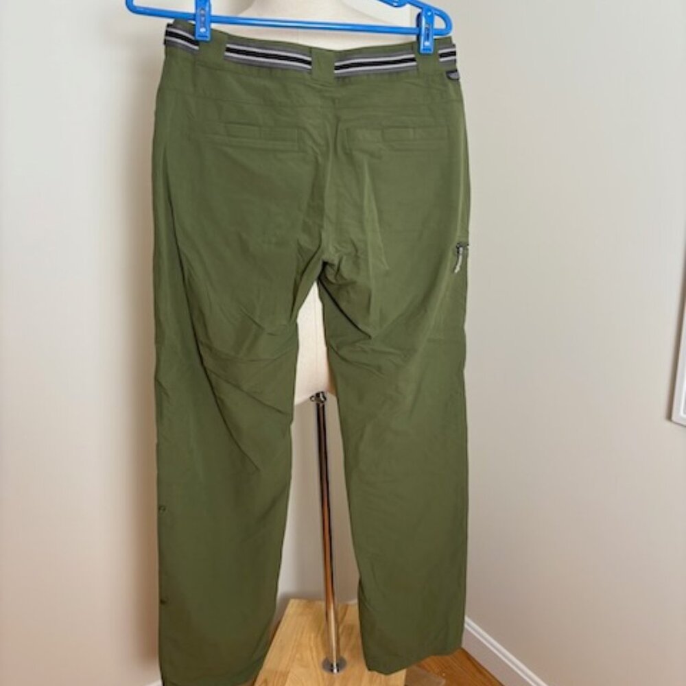 EMS green hiking pants with belt, size 4R - Picture 2 of 5